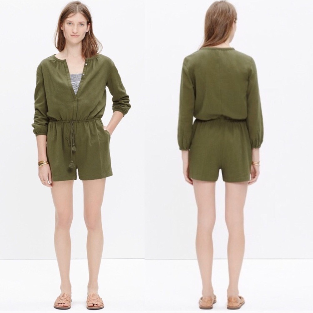 Madewell Mallorca short jumpsuit
